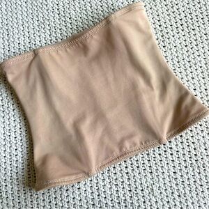 Vintage Cupid White Waist Cincher Shapewear Tan Boning Women’s Sz XL